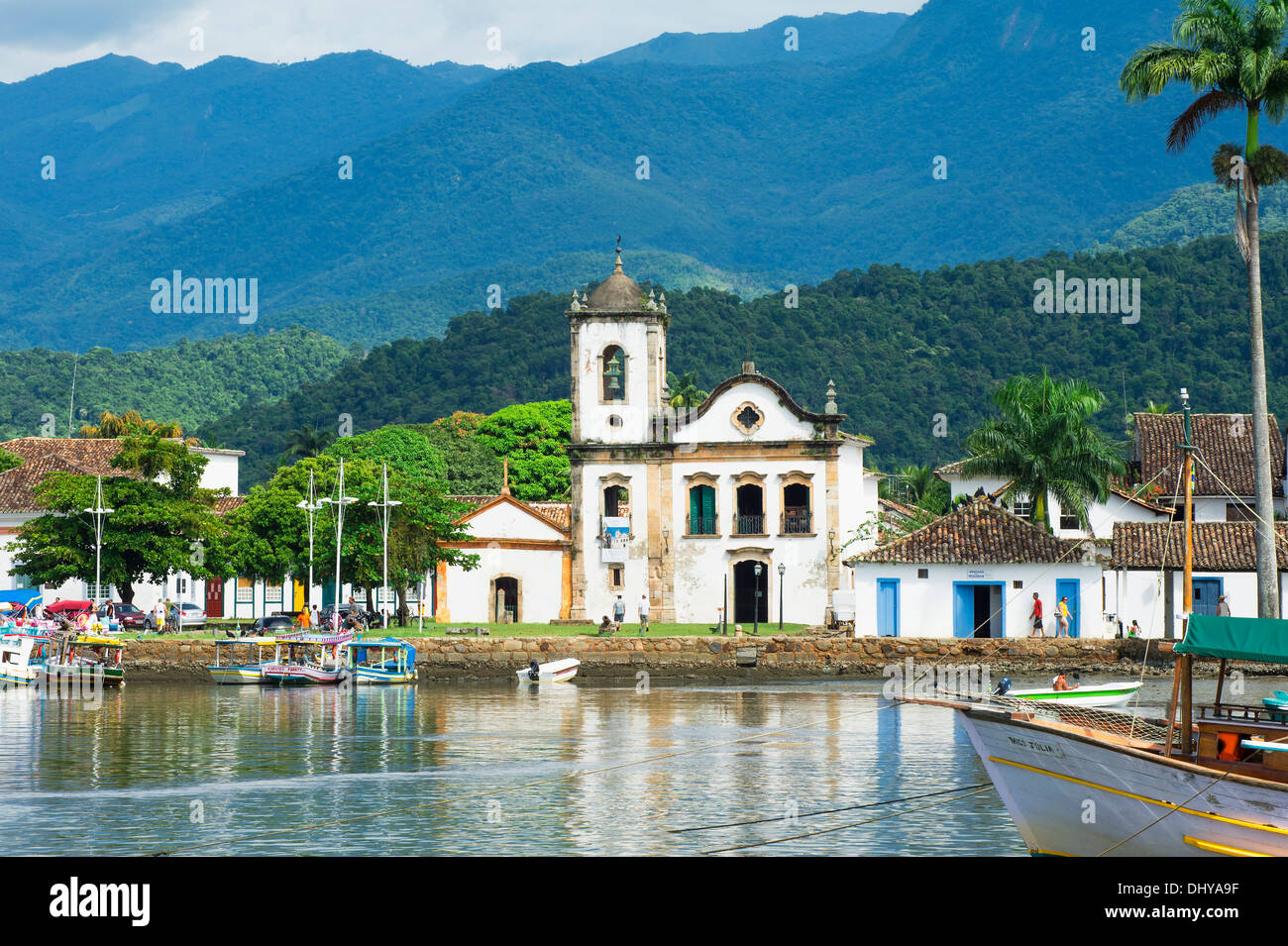 Santa Rita Church, Paraty, Rio de Janeiro state, Brazil Stock Photo - Alamy