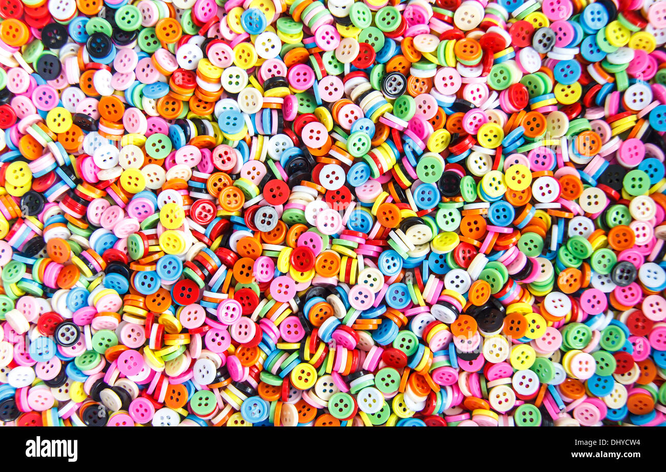 Colorful buttons, Colorful Clasper Stock Photo