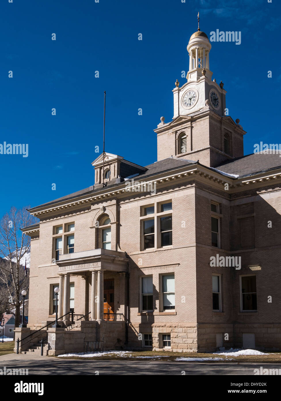 San Juan County Courthouse, Silverton, Colorado Stock Photo Alamy