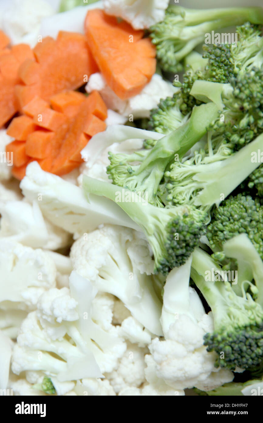 Mix Vegetable in picture have a Carrot,White cabbage and Green cabbage Stock Photo Alamy