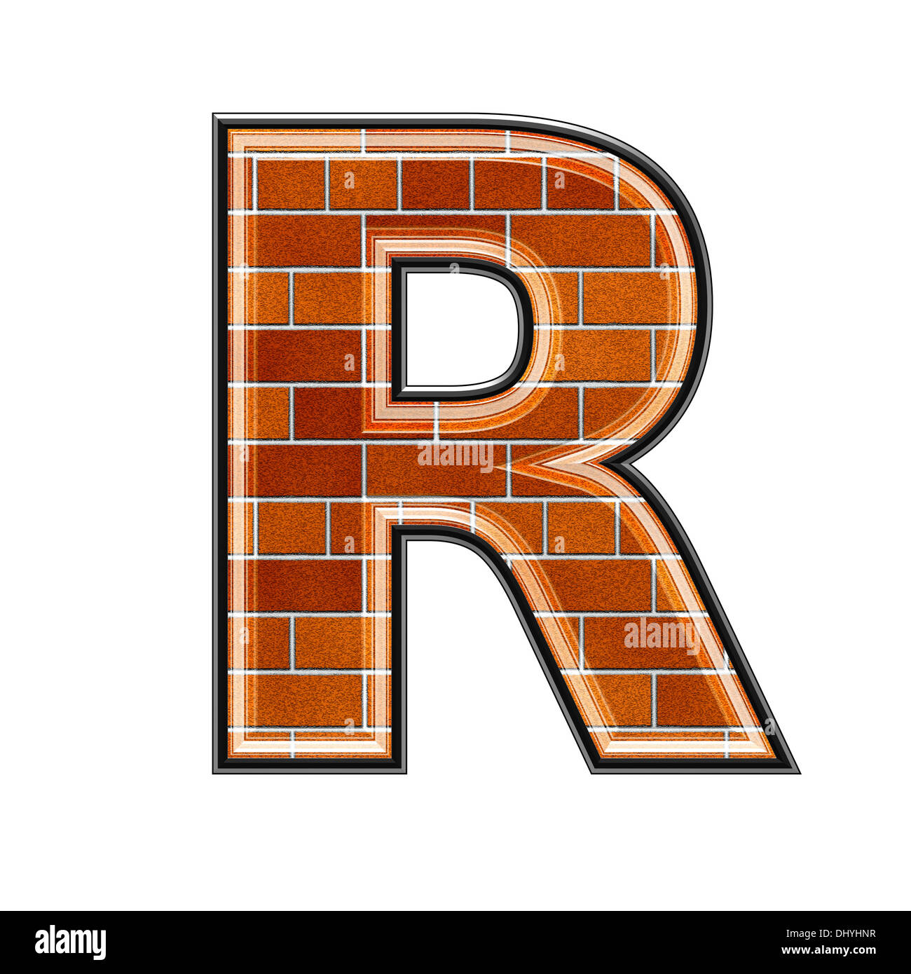 Letter r 3d hi-res stock photography and images - Alamy