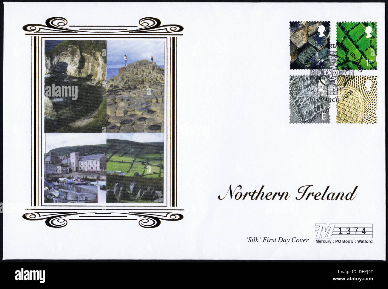 Uk northern ireland postage stamp High Resolution Stock Photography and
