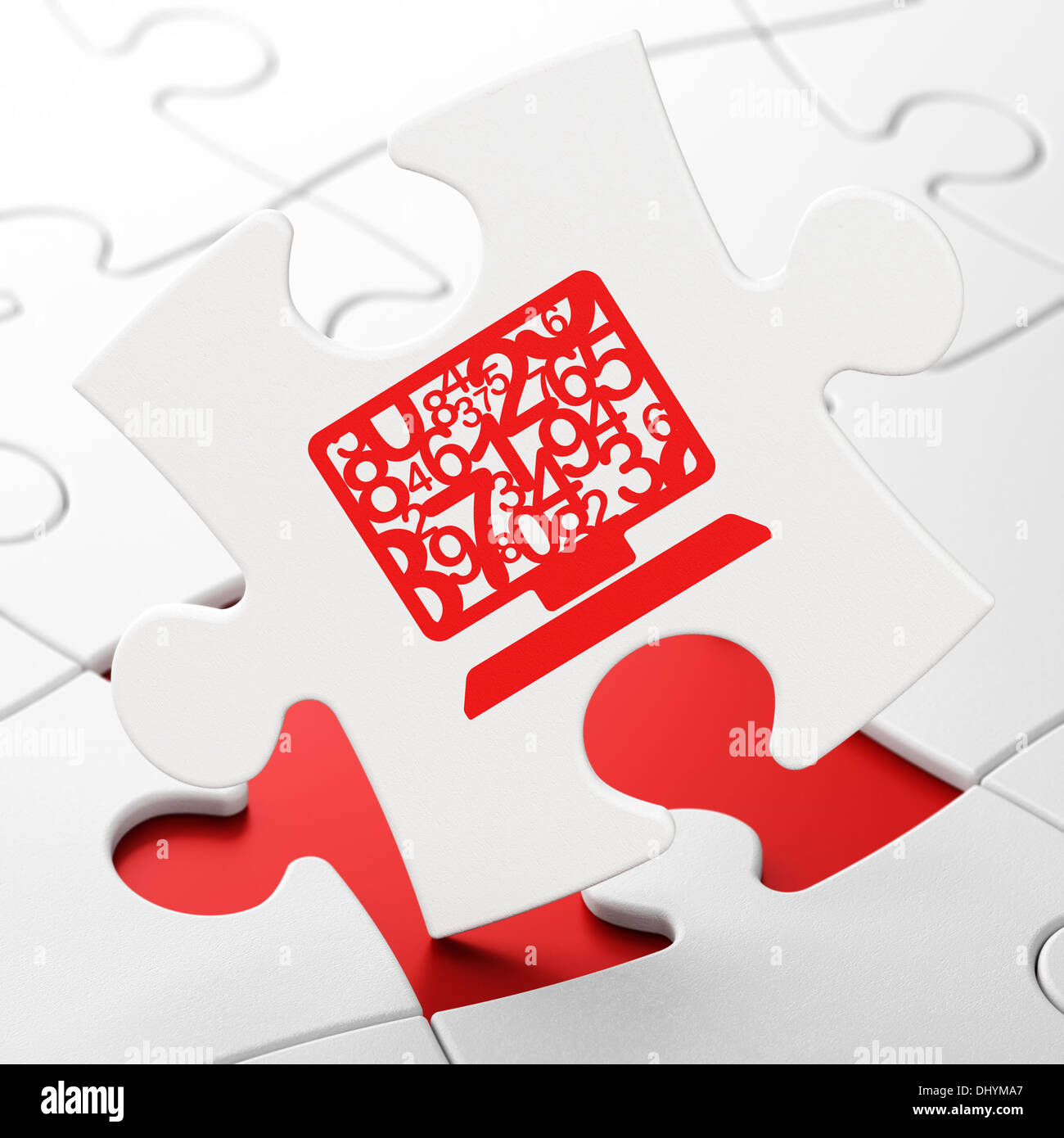 Monitor screen jigsaw puzzle hi-res stock photography and images - Alamy
