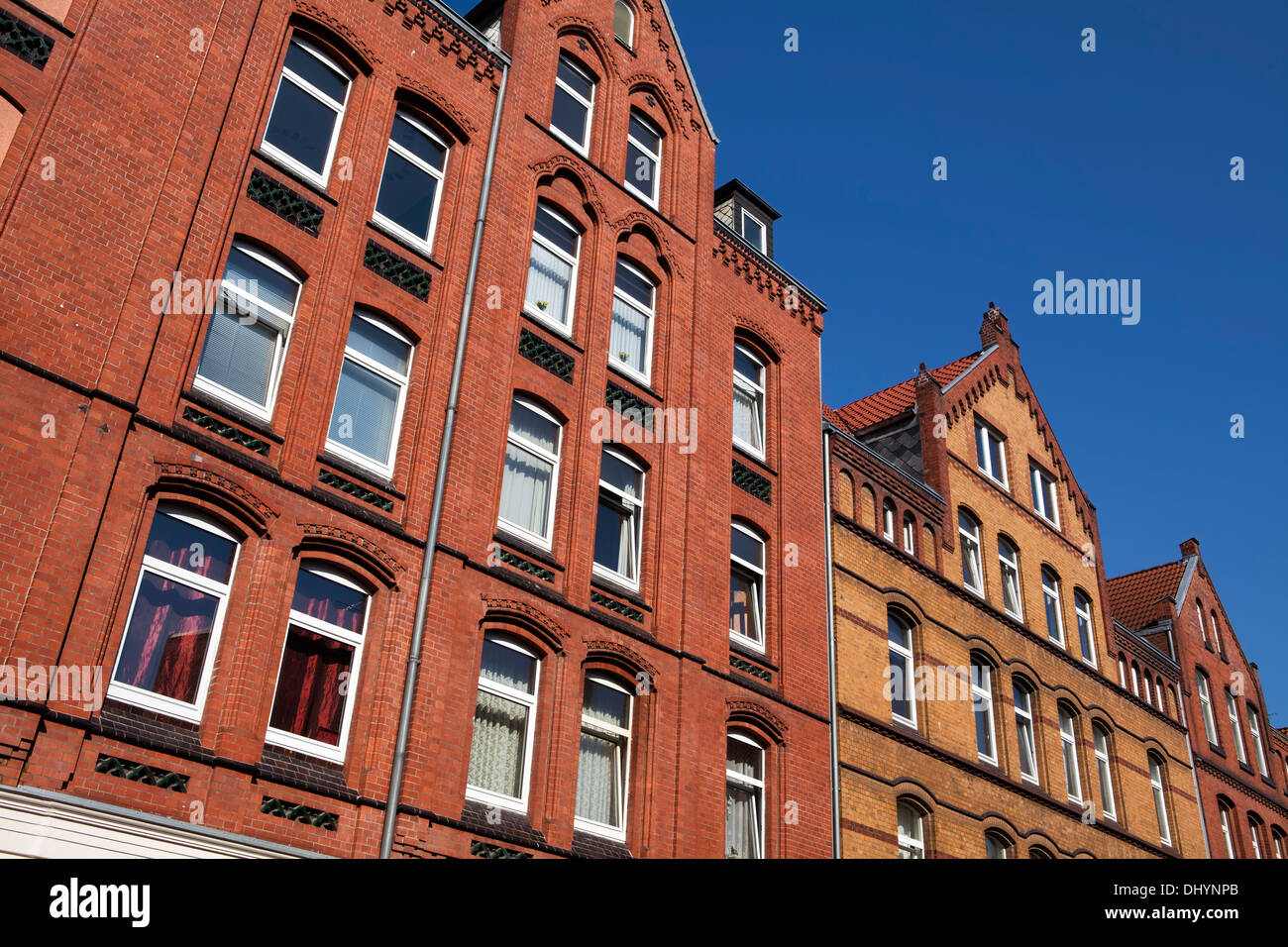 Historical architecture, Linden, Hanover, Lower Saxony, Germany, Europe, Stock Photo