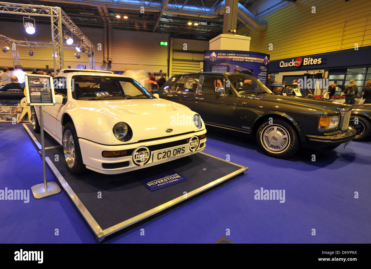 Birmingham, UK. 16th Nov, 2013. Classic and vintage cars on display at