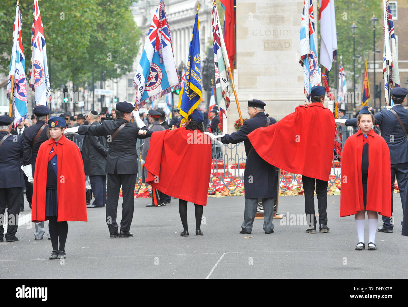 Whitehall, London, UK. 17th Nov, 2013. The Jewish Association of Ex-Sevicemen and Women Annual Remembrance Ceremony. Credit:  Matthew Chattle/Alamy Live News Stock Photo