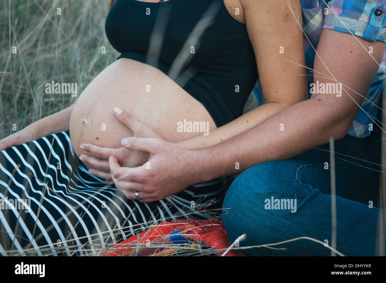 Young couple in love awaiting baby Stock Photo - Alamy