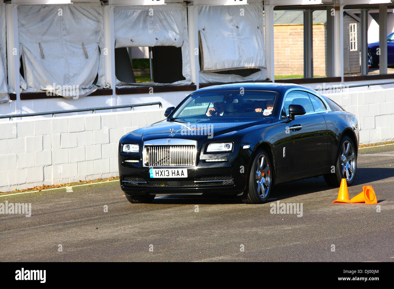 Rolls Royce motor cars on a track day at Goodwood Motor Racing Circuit near  Chichester. Including driver training and security skills Stock Photo -  Alamy