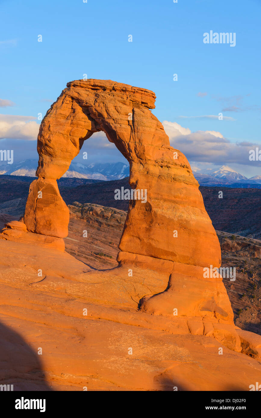 Delicate Arch, Arches National Park, Utah, USA Stock Photo