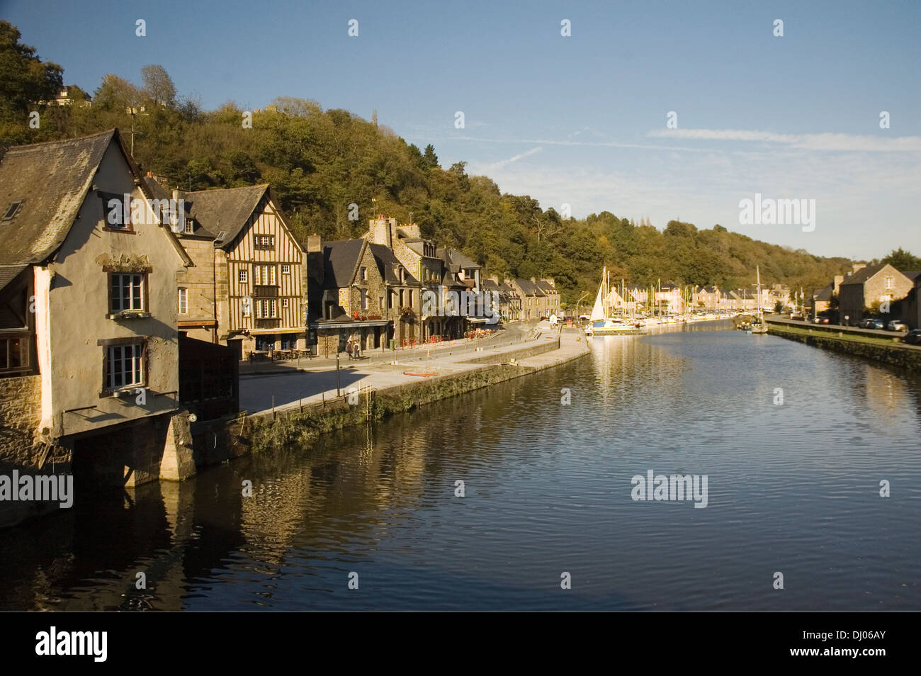 River Rance - Dinan Stock Photo - Alamy