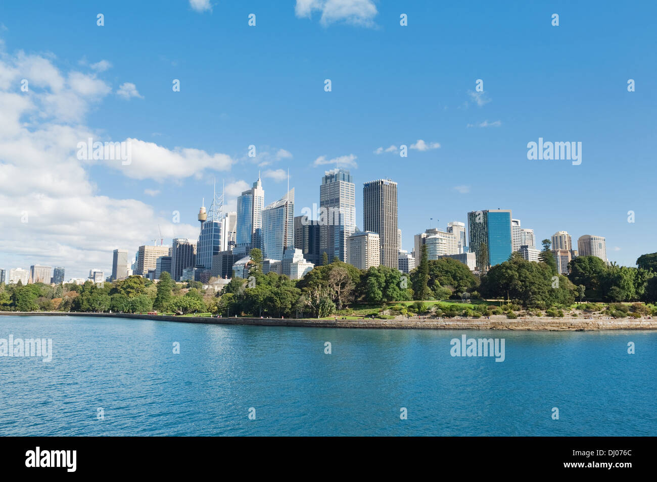 skyline of Sydney with city central business district Stock Photo