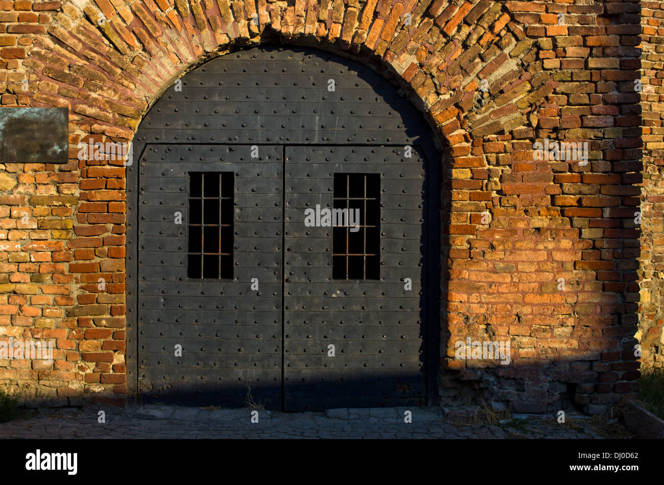 Dungeon like doors of the Roman well at Kalemegdan fortress, Belgrade ...