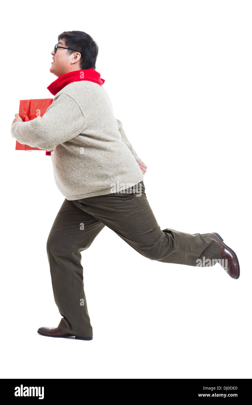 Overweight young asian man running hi-res stock photography and images ...