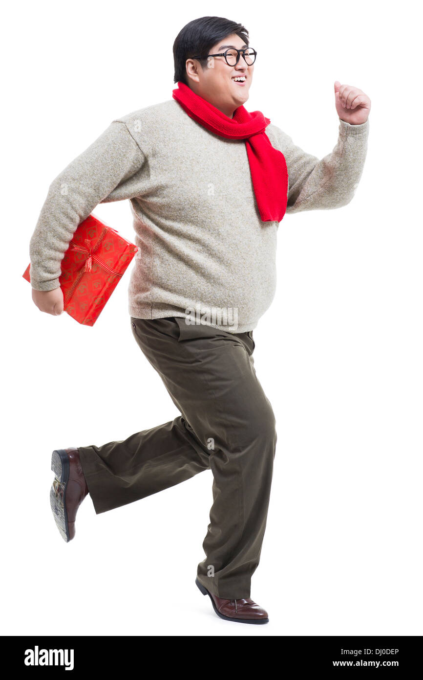 Overweight young asian man running hi-res stock photography and images ...