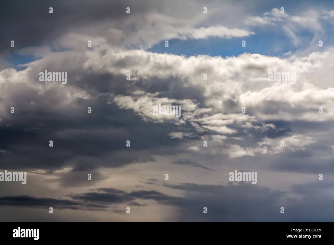 dramatic stormy sky with grey clouds Stock Photo - Alamy