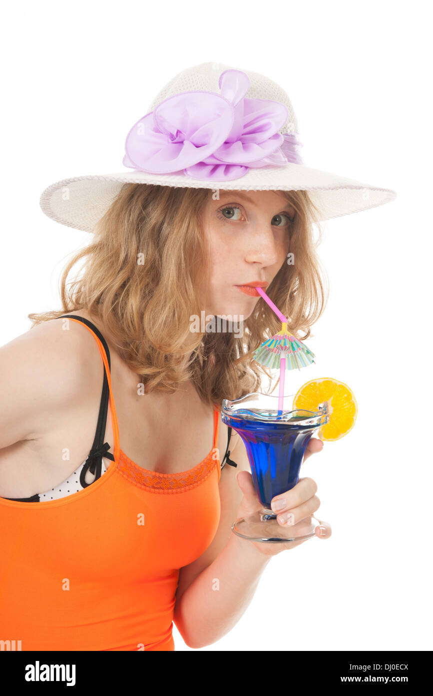 Blue and white singlet hires stock photography and images Alamy