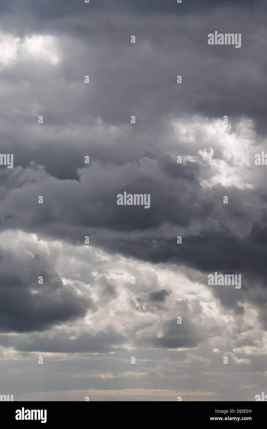 dramatic stormy sky with grey clouds Stock Photo - Alamy