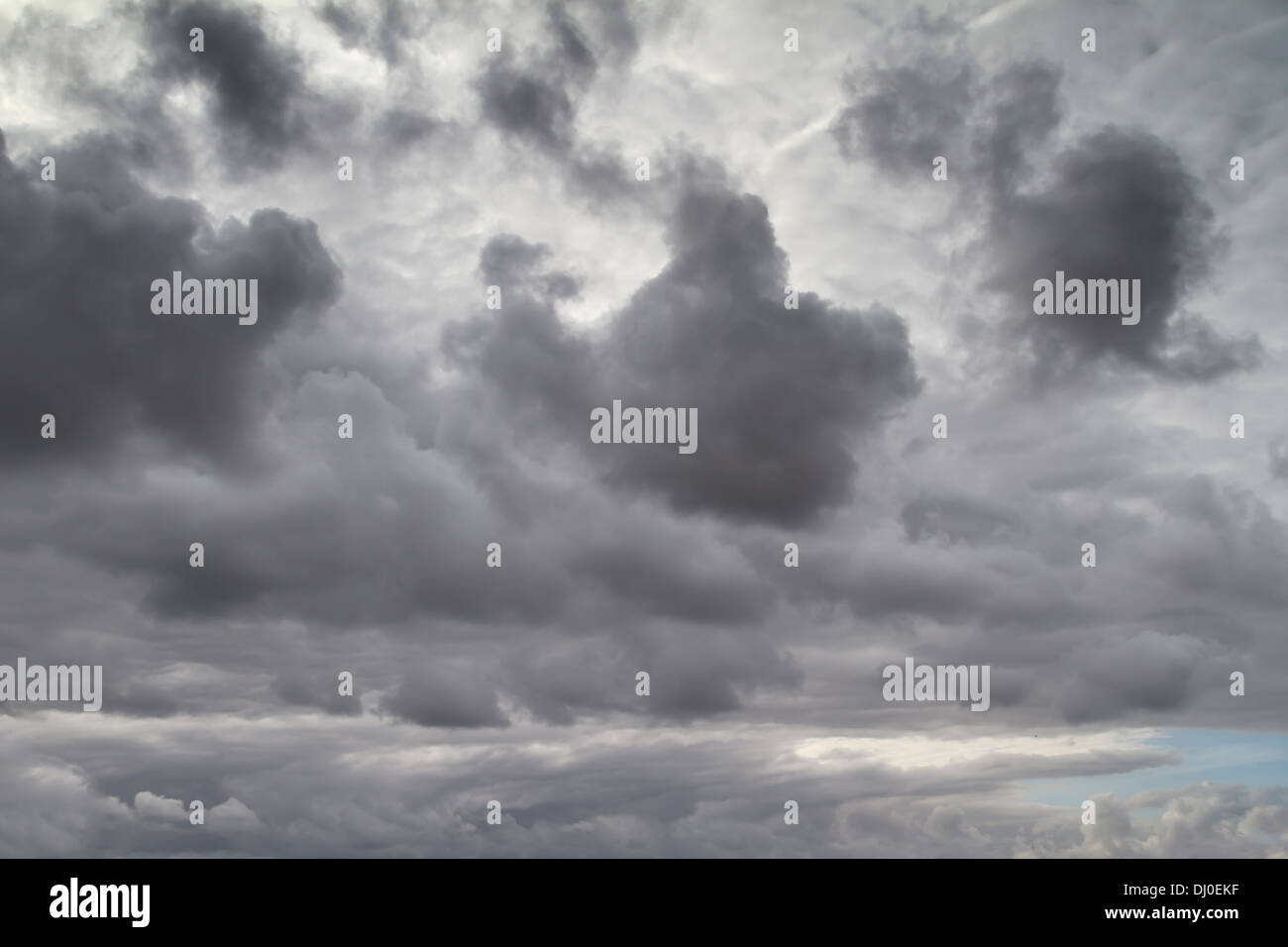 stormy sky with grey clouds Stock Photo - Alamy