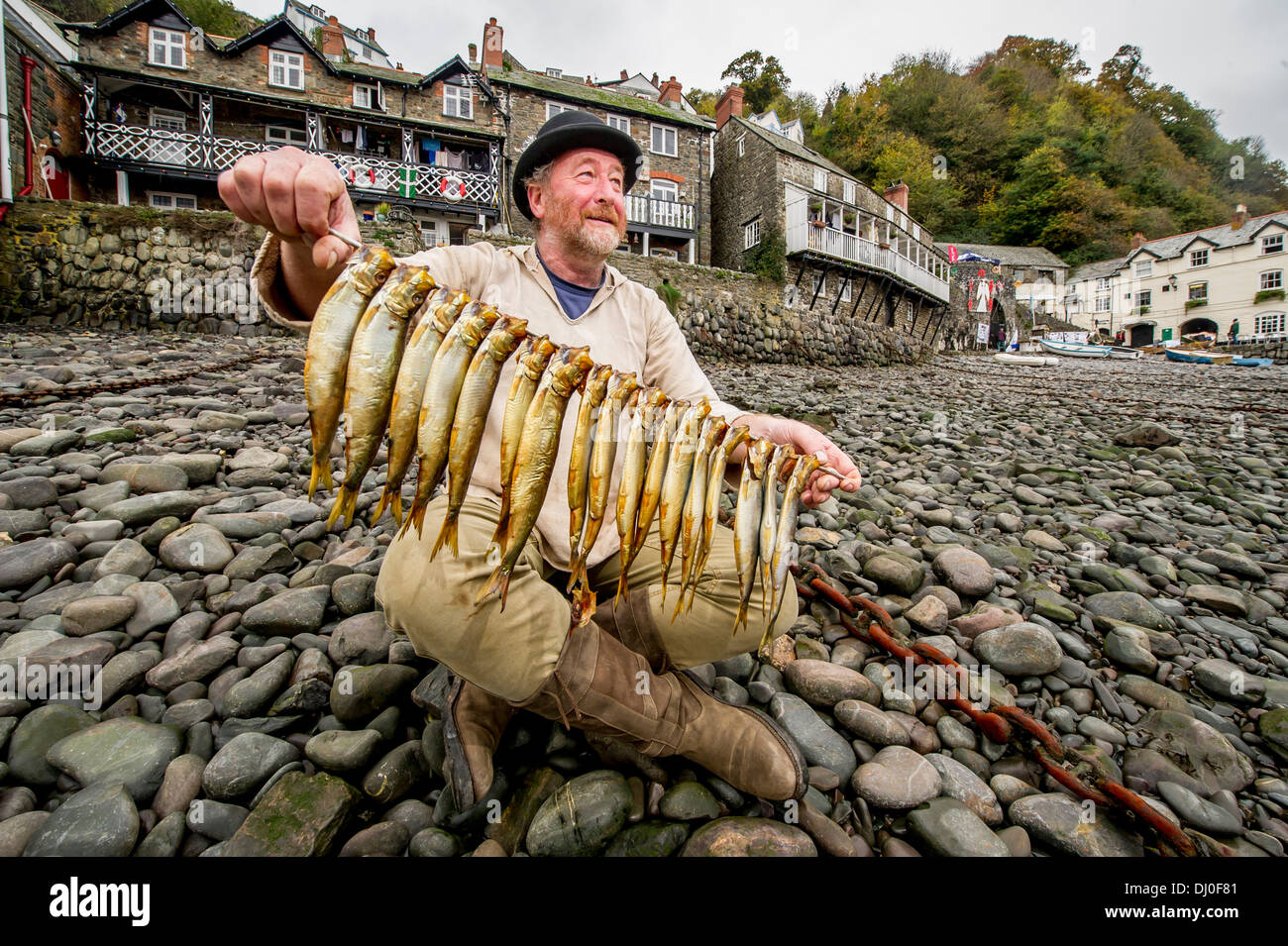 Fish smoker and maritime historian Mike Smylie with traditionally