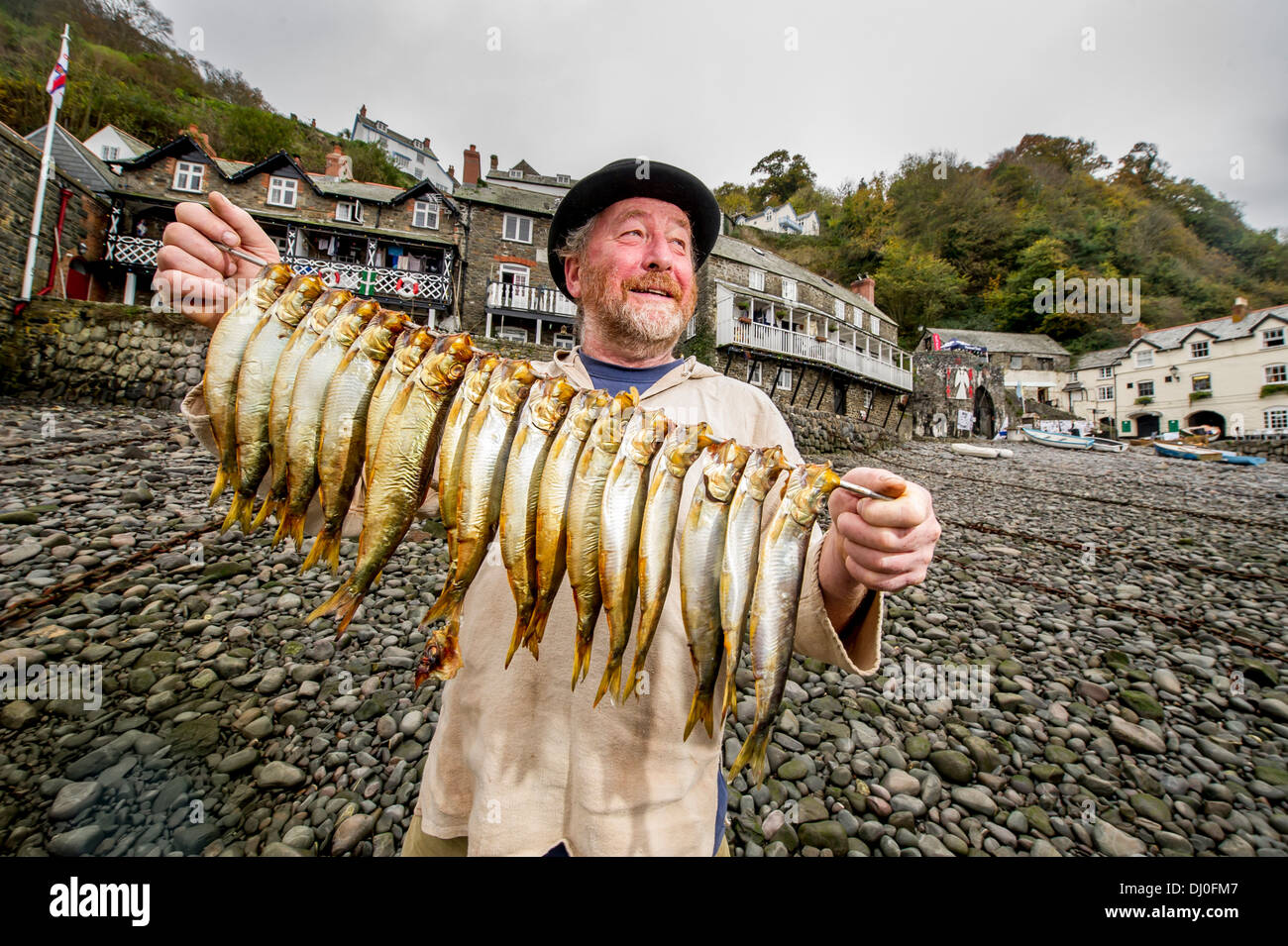 Fish smoker and maritime historian Mike Smylie with traditionally
