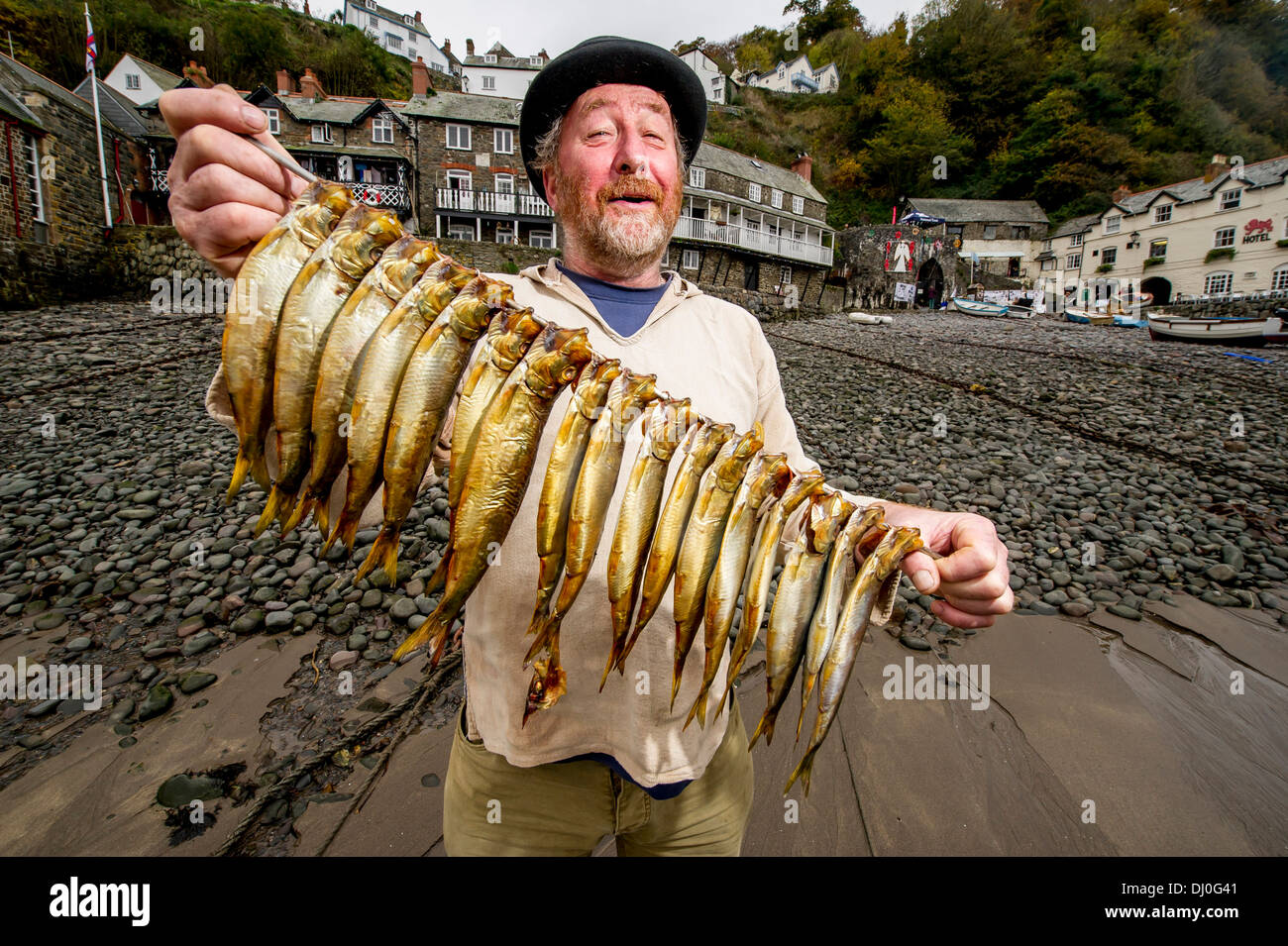 Fish smoker and maritime historian Mike Smylie with traditionally