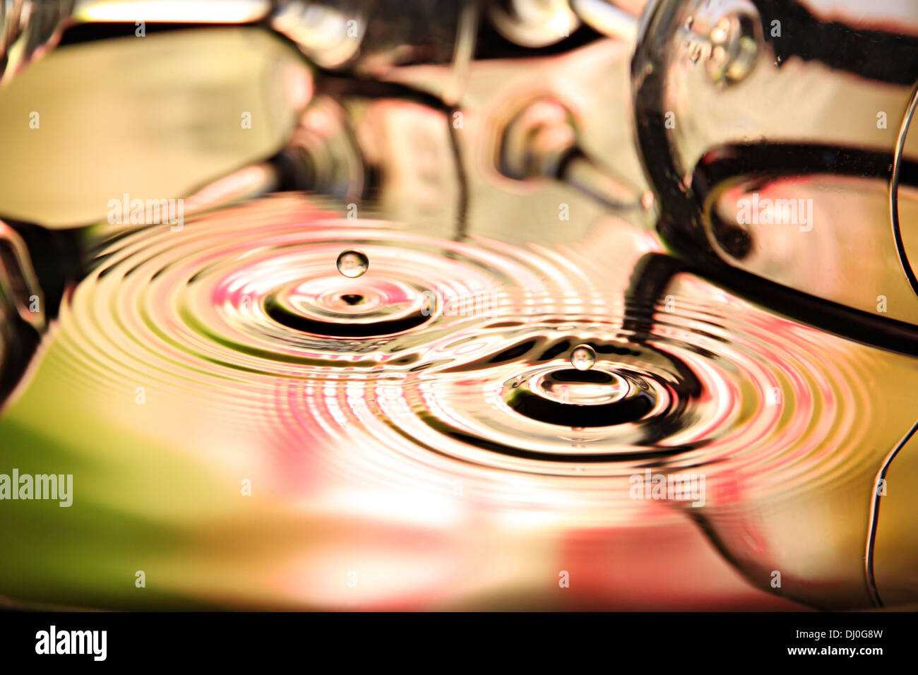 Closeup Shot Of Water Drop In Dark Blue Shade Stock Photo - Download Image  Now - Rippled, Water, Drop - iStock