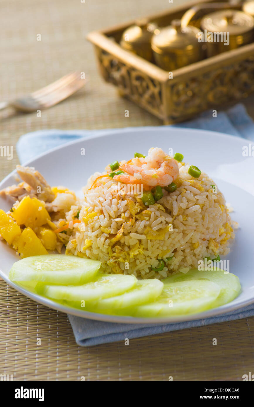 thai style pineapple fried rice Stock Photo - Alamy