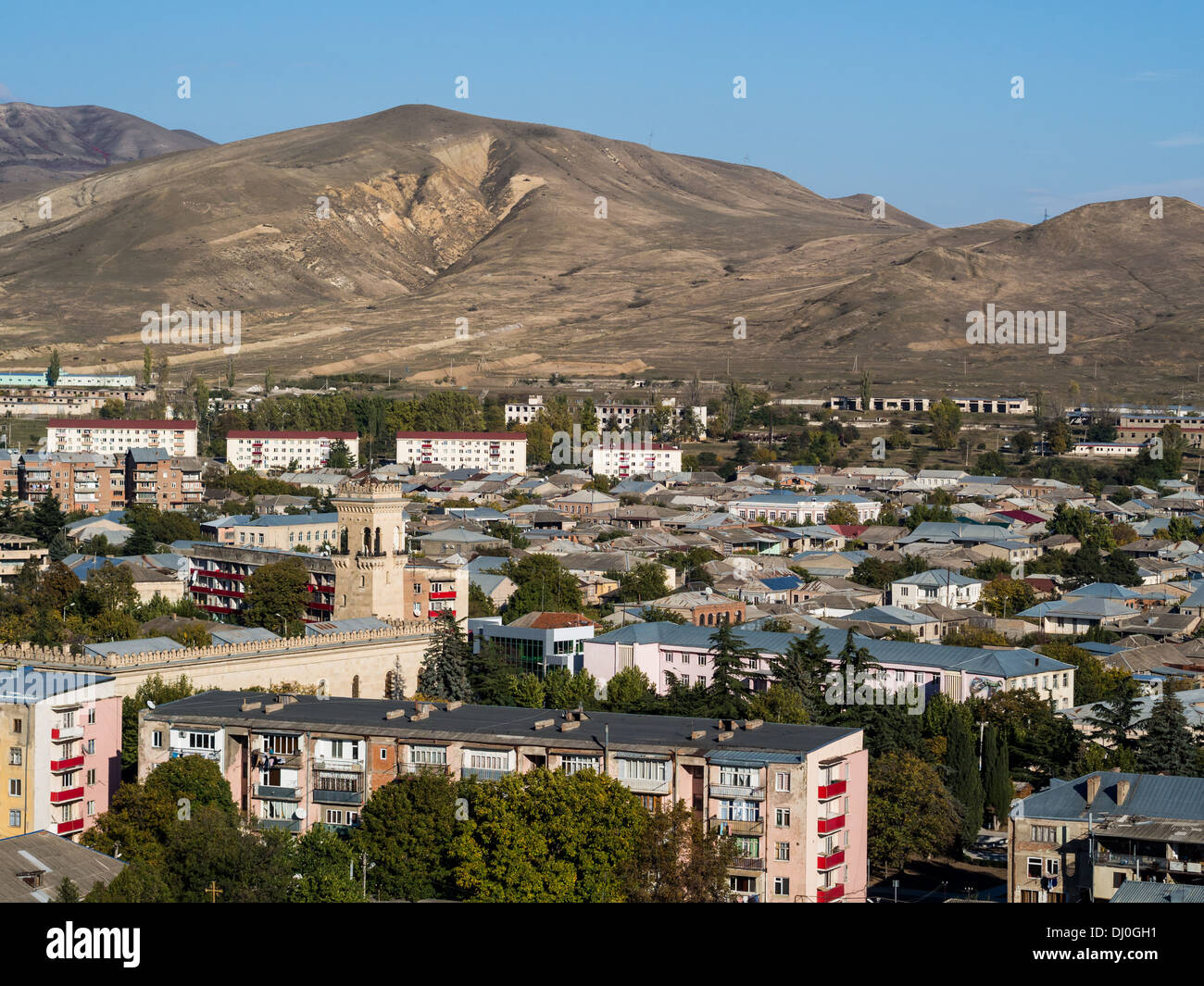 Center of Gori, Georgia. Gori is the birthplace of Joseph Stalin Stock ...