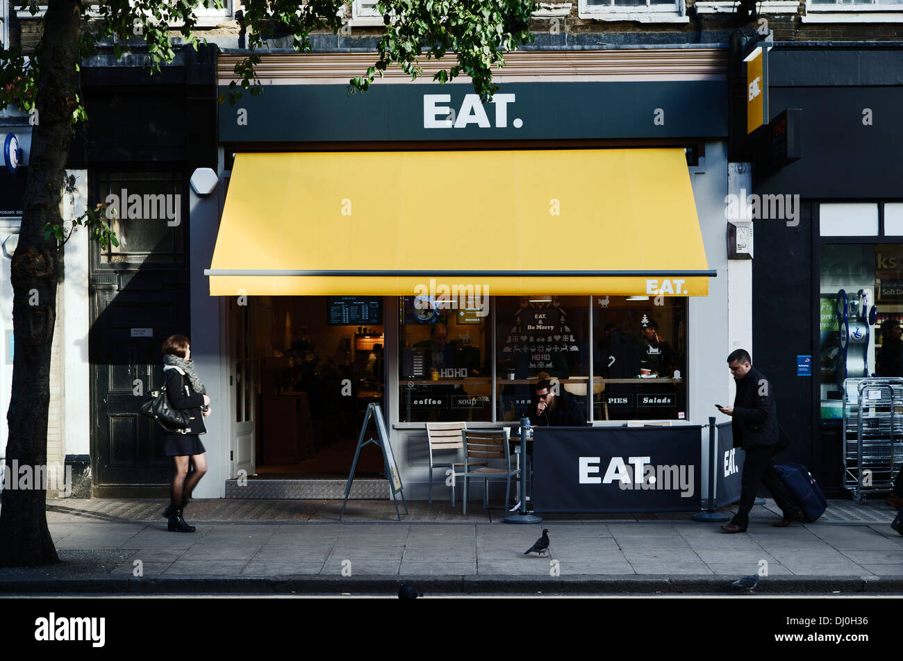 "Eat" Takeaway and eatin snackbar restaurant, Baker Street