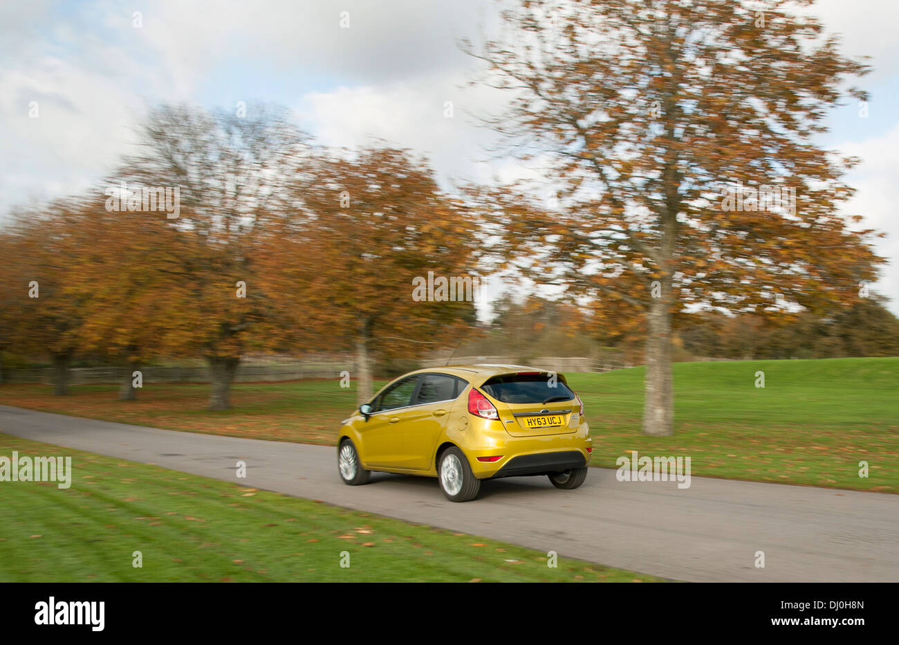 2013 Ford Fiesta 1.0 litre Econetic Stock Photo