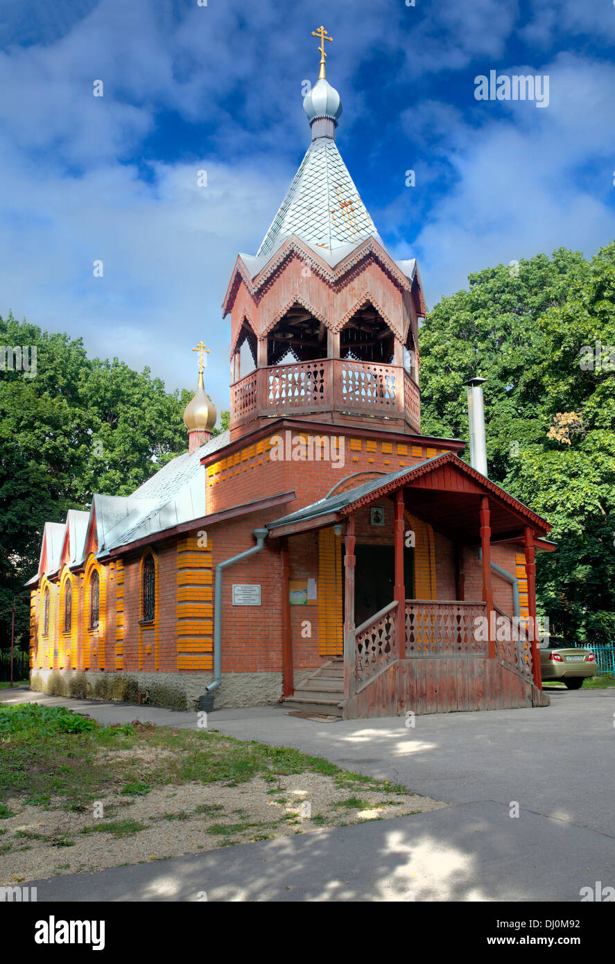 Wooden church, Ryazan, Russia Stock Photo