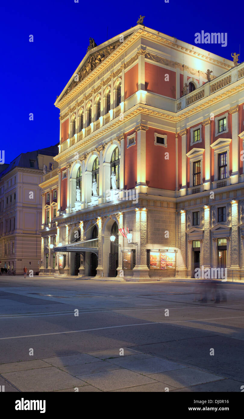 Wiener Musikverein, concert hall, Vienna, Austria Stock Photo