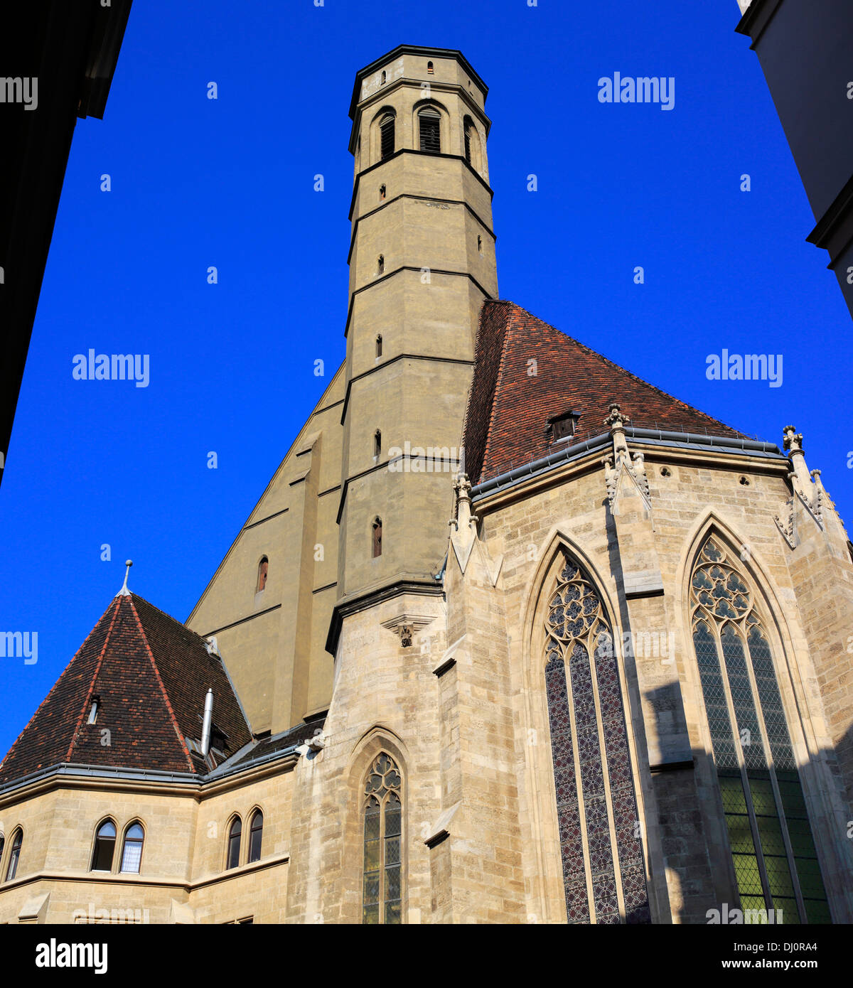 Minoritenkirche (Minorities Church), (1350), Vienna, Austria Stock Photo