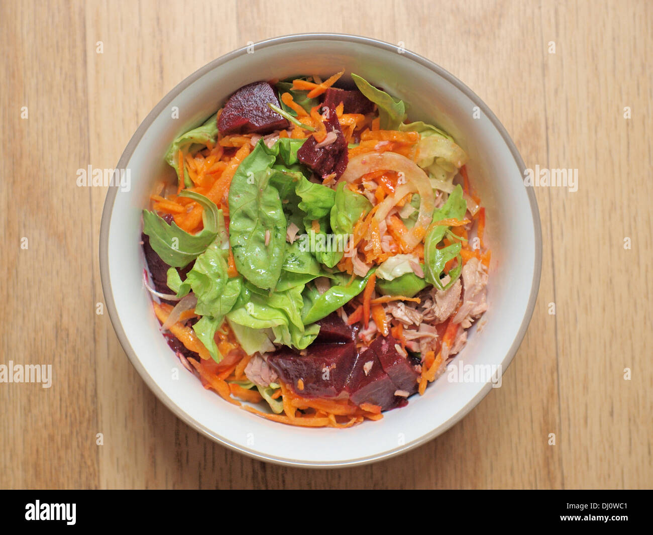 -Salads- Healthy food. Stock Photo