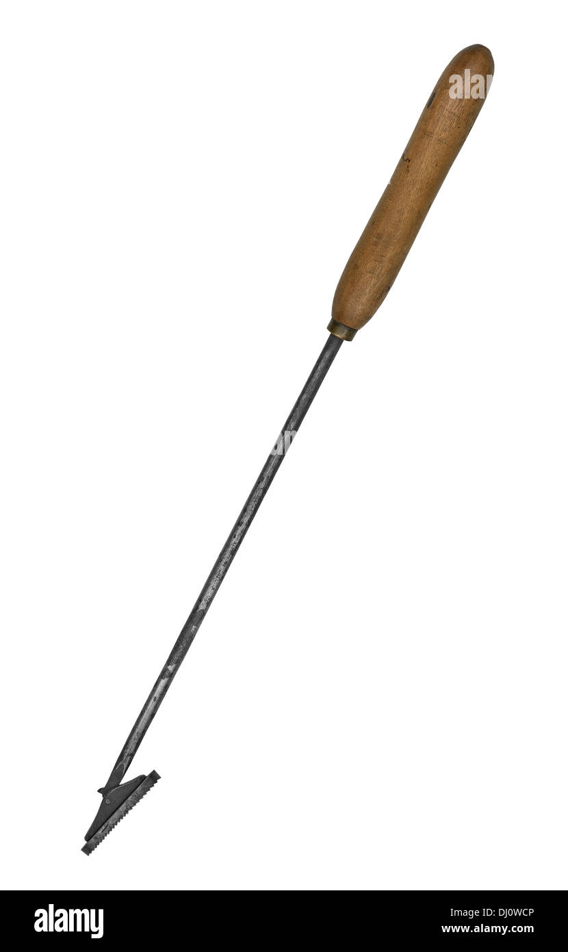 vintage horse rasp file brush over white, clipping path Stock Photo Alamy