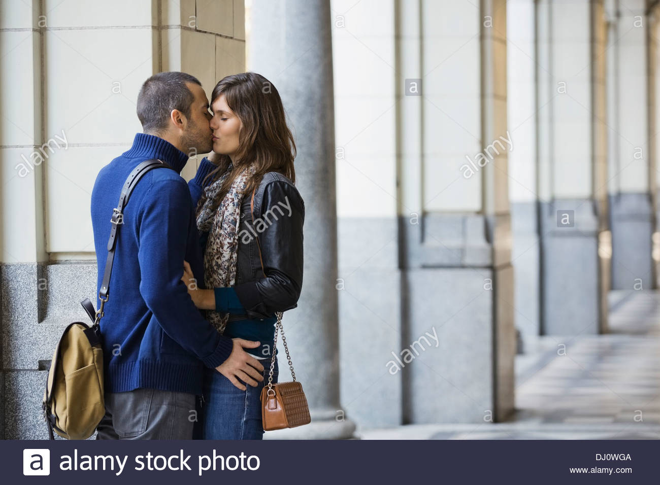 affectionate-couple-kissing-stock-photo-alamy