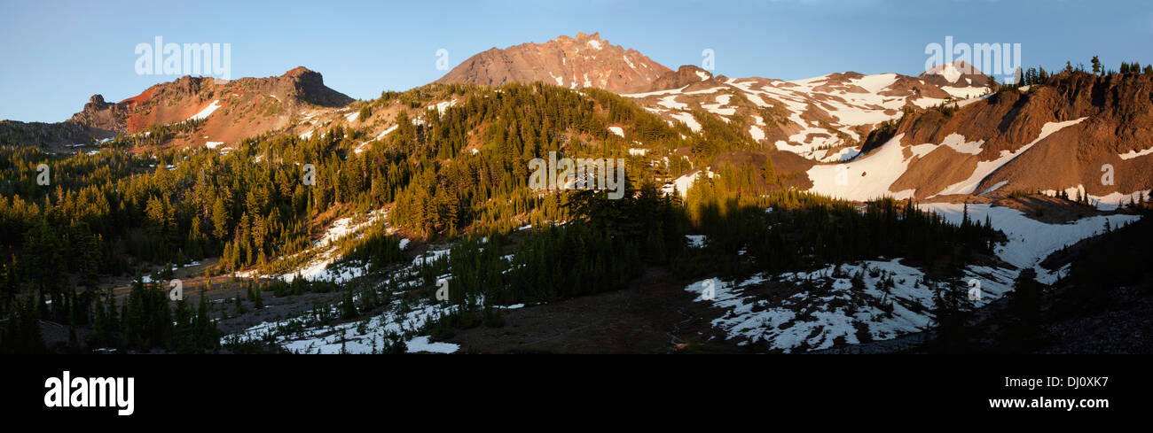 OREGON - North and Middle Sisters from the Pacific Crest Trail/Obsidian ...