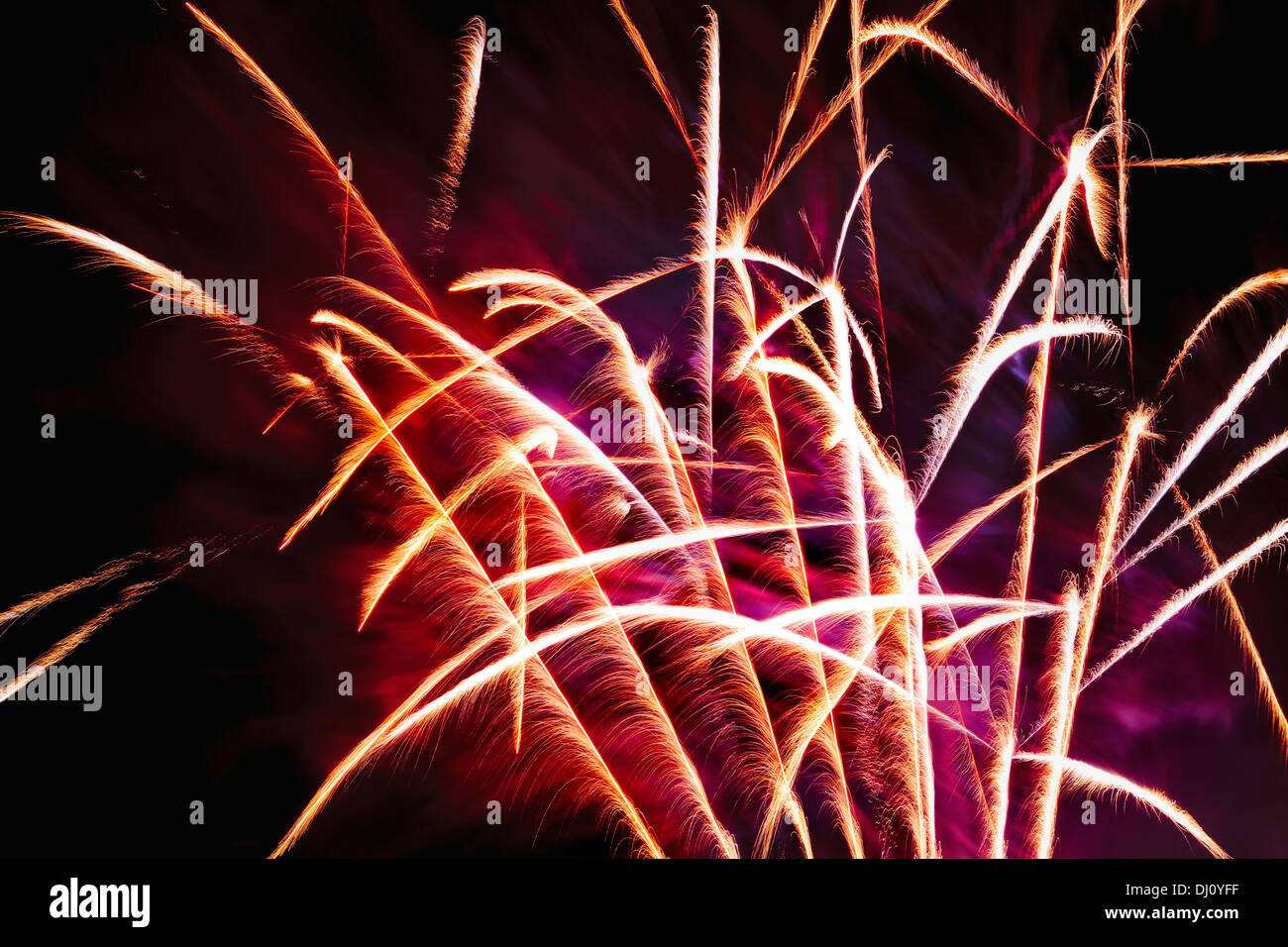 Firework display, London Stock Photo Alamy