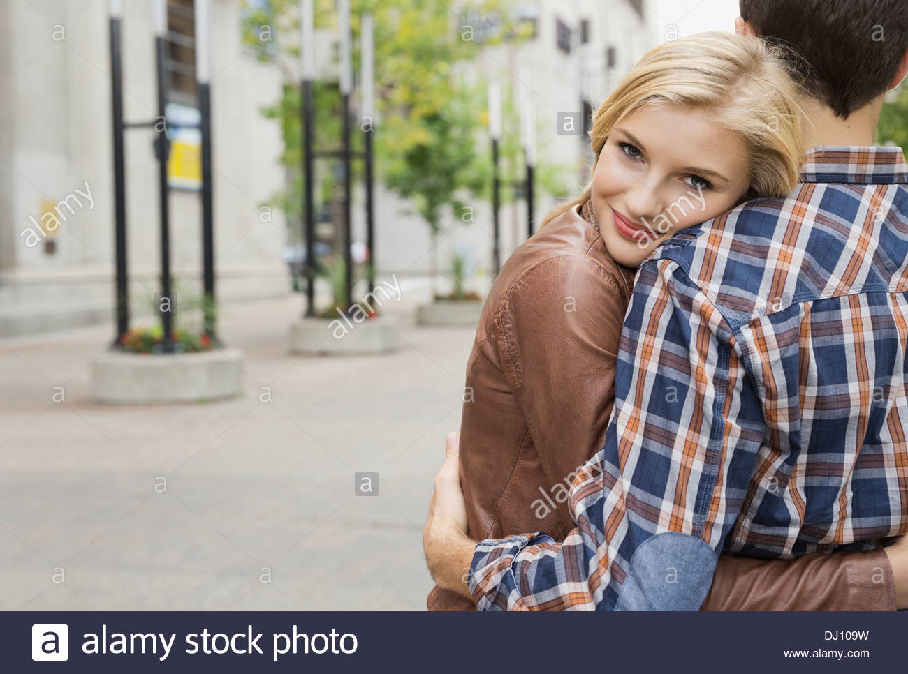 Men looking at woman street hi-res stock photography and images - Alamy