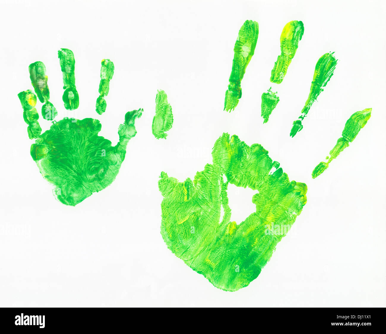 Hand print child adult hires stock photography and images Alamy