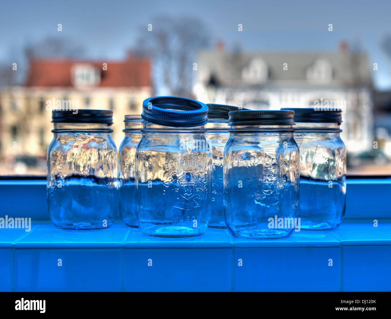 Jars on windowsill hires stock photography and images Alamy