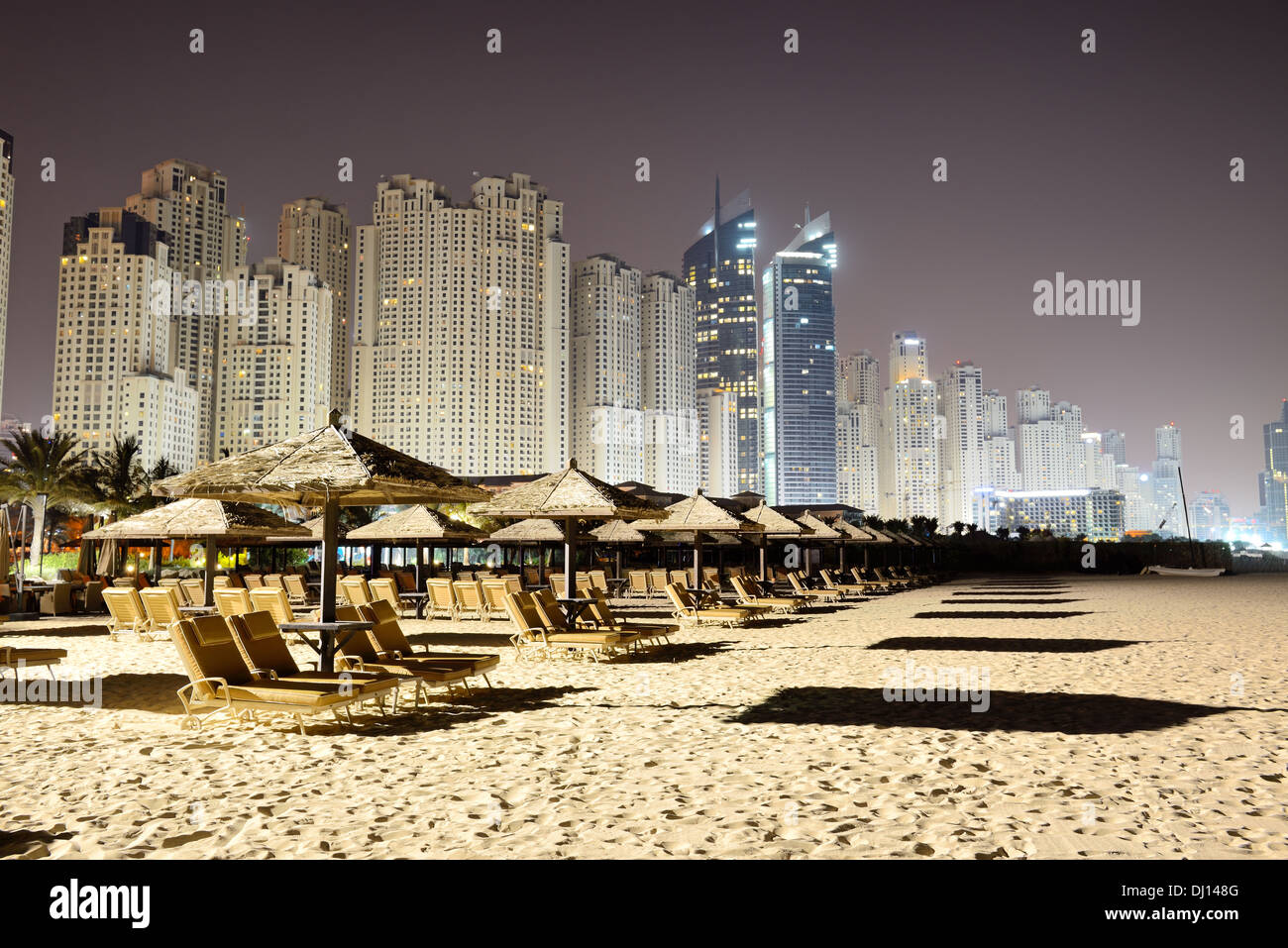 Jbr dubai night hires stock photography and images Alamy