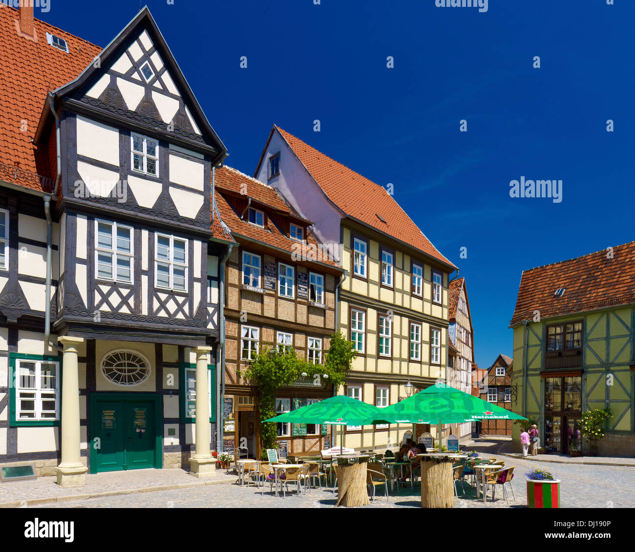 Klopstock Museum at Castle Hill, Quedlinburg, Saxony-Anhalt, Germany Stock Photo