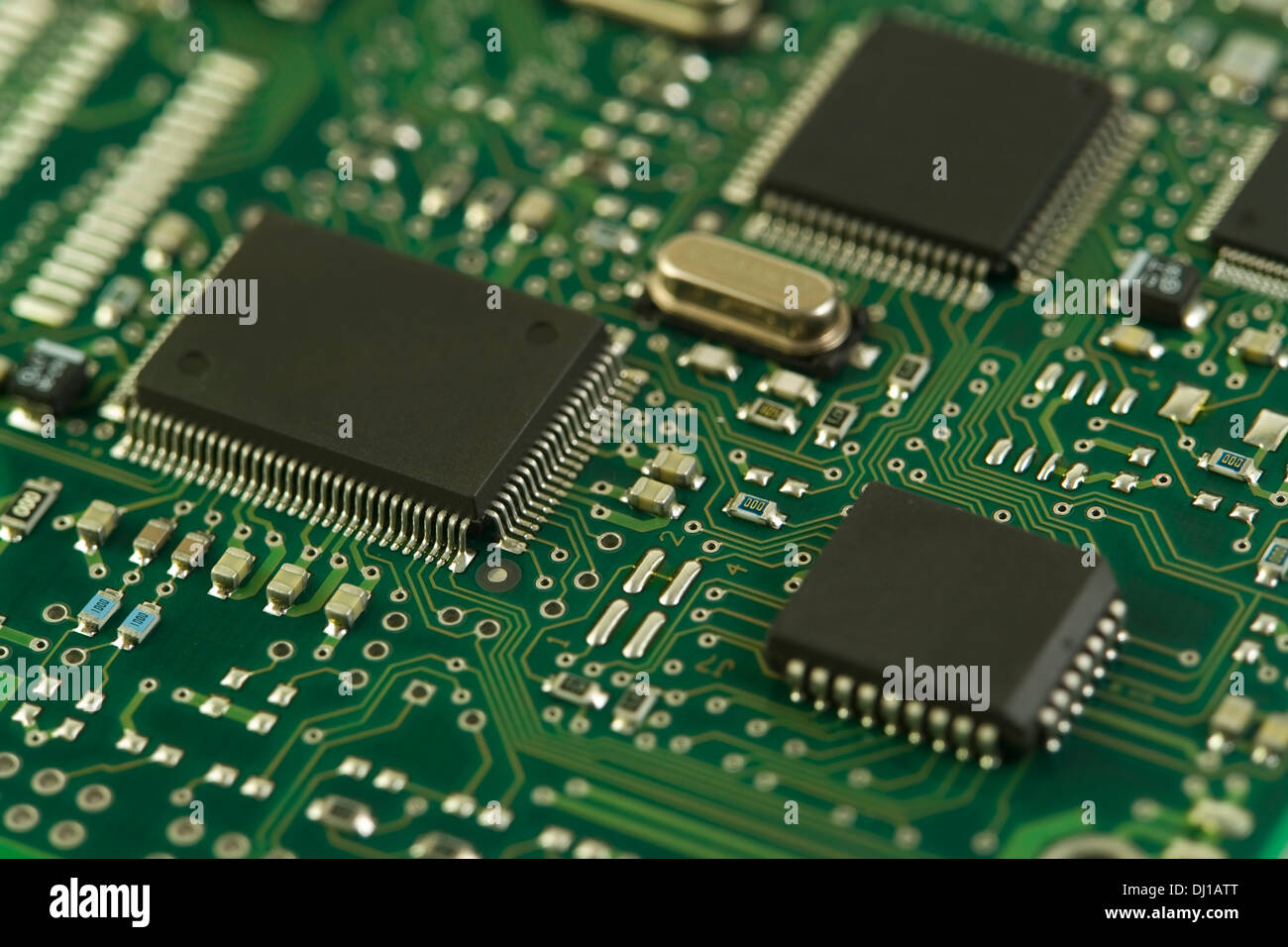 Electronic Circuit Stock Photo