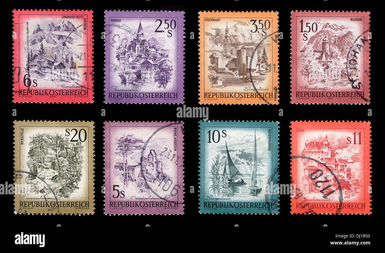 Austrian postage stamp hi-res stock photography and images - Alamy