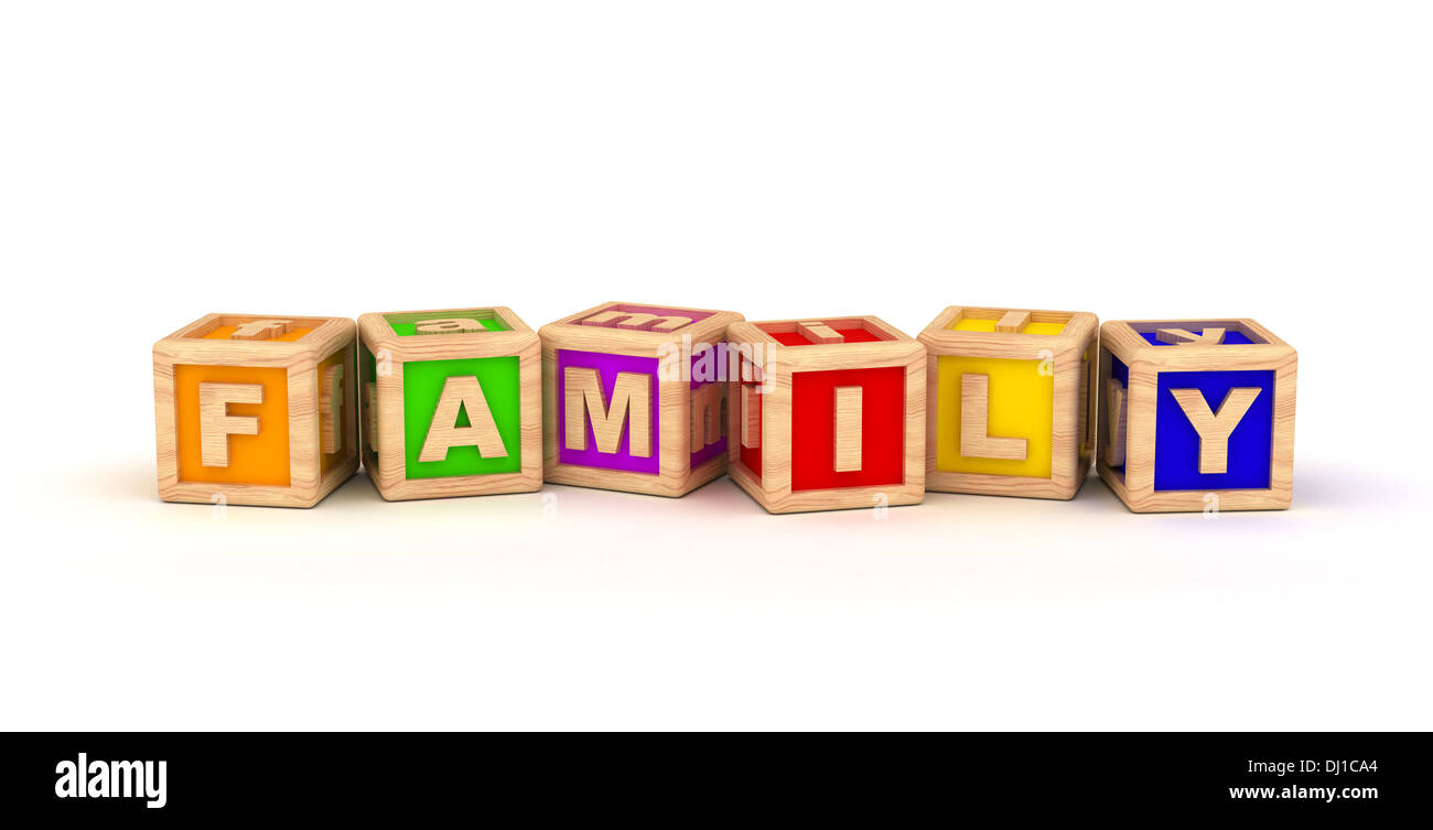 Play blocks Stock Photo