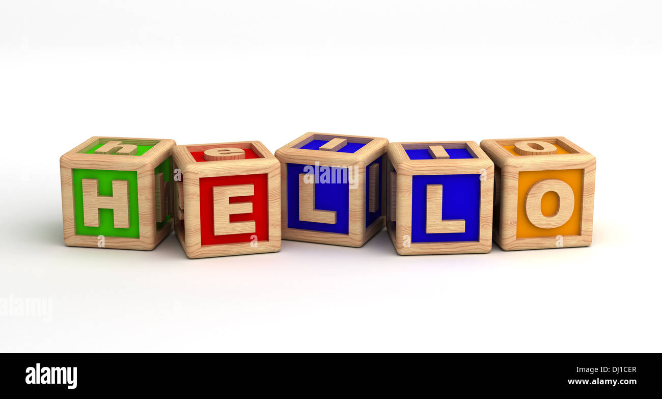 Play blocks Stock Photo