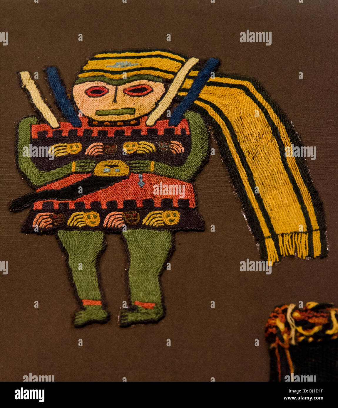 Paracas textil. Paracas culture 800 AC100 BC Stock Photo Alamy