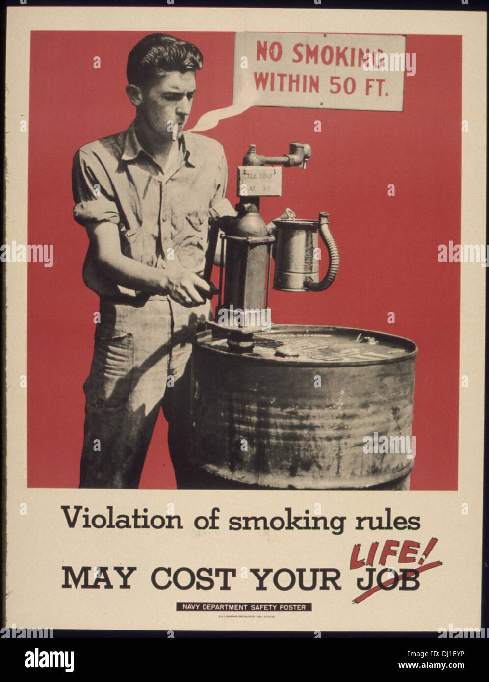 Anti smoking campaign poster hi-res stock photography and images