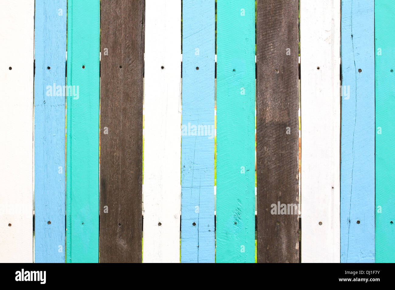 Abstract grunge wood stripes pattern texture background colorful Stock Photo